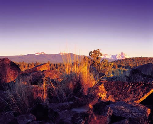 High desert sunset near Bend, Oregon