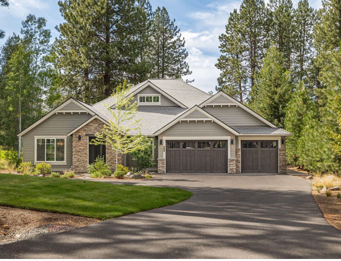 Craftsman-style home exterior in Bend, Oregon