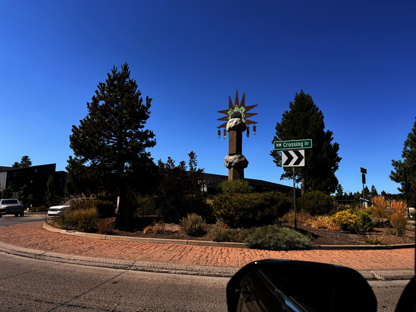 NorthWest Crossing roundabout in Bend, Oregon