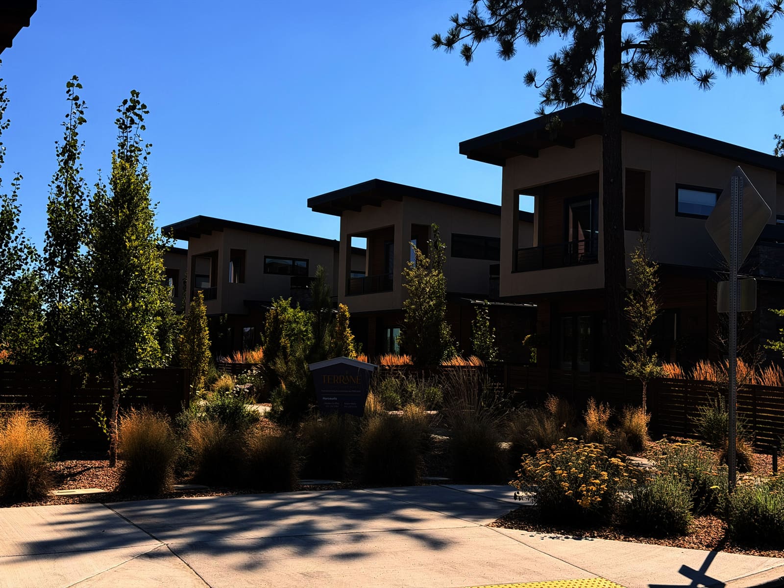 Terrane mews townhomes in Discovery West, Bend, Oregon